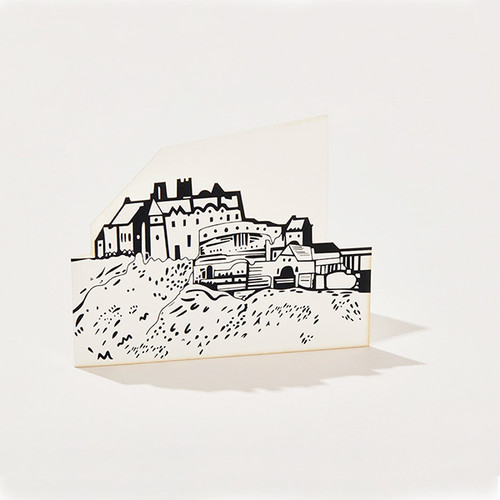 Edinburgh Castle cut out greeting card