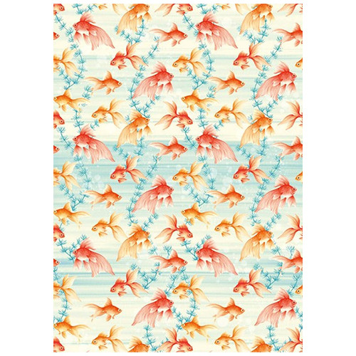 Goldfish gift wrap sheet