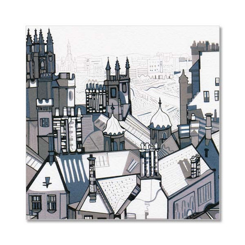 Obscura View, Edinburgh greeting card