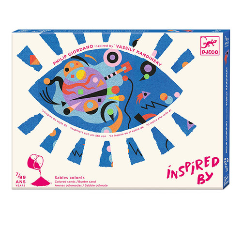Abstract inspired by Wassily Kandinsky sand activity set