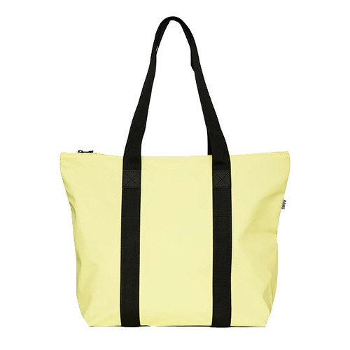 Waterproof light-yellow straw tote bag