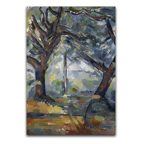 The Big Trees by Paul Cézanne A5 hardback notebook