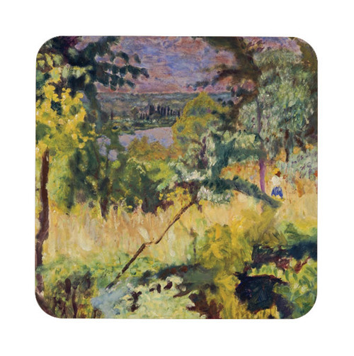Échappee sur la rivière, Vernon [View of the River, Vernon] by Pierre Bonnard coaster