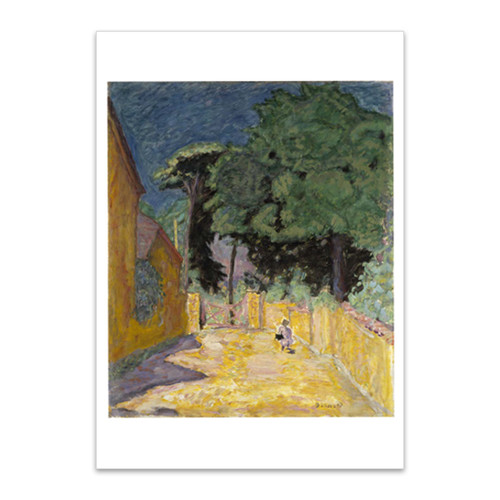 Ruelle à Vernonnet [Lane at Vernonnet] by Pierre Bonnard A5 postcard