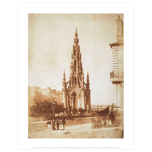 The Scott Monument by Hill & Adamson art print