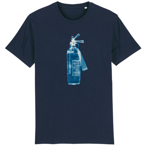 Fire Extinguisher by Do Ho Suh medium navy blue cotton t-shirt