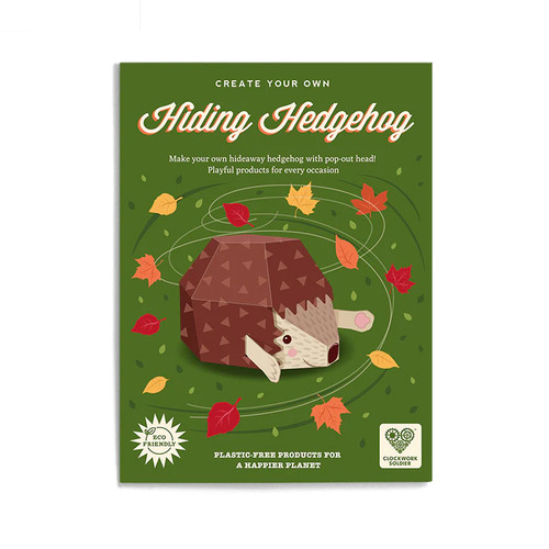Create your own hiding hedgehog craft kit