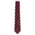 Stag Pattern Plum Woven Silk Tie