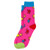Pop art crowd by Keith Haring pink socks (size s/m)