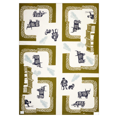 Scottish Highlander Scotland Wrapping Paper by Commune Store