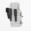 Three quarters view of Floodlight2 IWB holster in white.