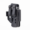 Pro holster for AIWB, three quarters view.