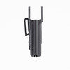 Skeleton IWB holster front profile view, showing the slimmest overall profile.