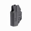 Skeleton IWB holster in front three quarters view.