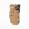 Three quarters view of the Floodlight OWB light bearing holster.