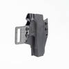Summit OWB holster rear angled view, showing smooth outer profile.