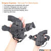 The PHLster Enigma pairs well with small revolvers, such as this Ruger LCR, for carry in gym shorts or tucked shirts.
