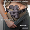 Optional Reduced Size Buckle helps improve Enigma comfort for smaller users.