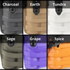 Customize your carry with the Enigma Express Light Bearing in multiple colors including Tundra (ivory / white), Sage (green), Earth (brown), Grape (purple), and Spice (orange)