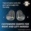 The angles and tapers of the PHLster holster Wedge Rx aid in concealment. The shape is similar to what most users make when DIYing a yoga block wedge.