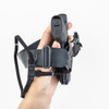 PHLster Enigma Micro rear view, showing how slim the holster faceplate is.