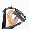 PHLster Enigma Micro from the top down, showing how thin the holster is.