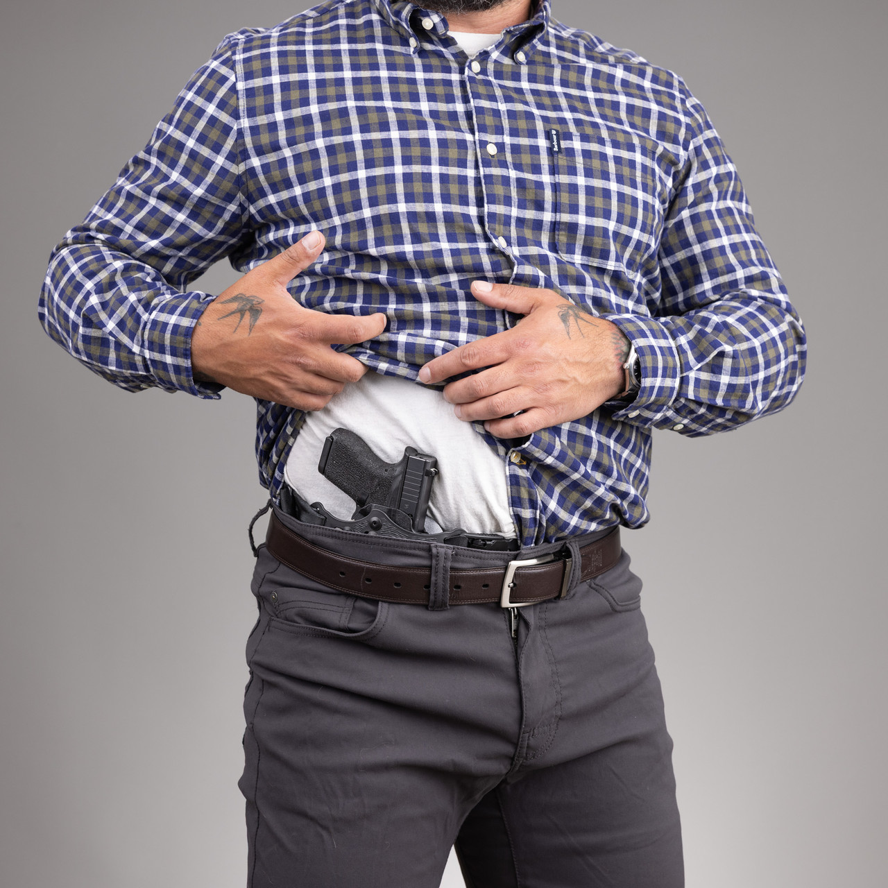 Beltless Pin Enigma Micro — Beltless Concealed Carry for Rule-One Guns