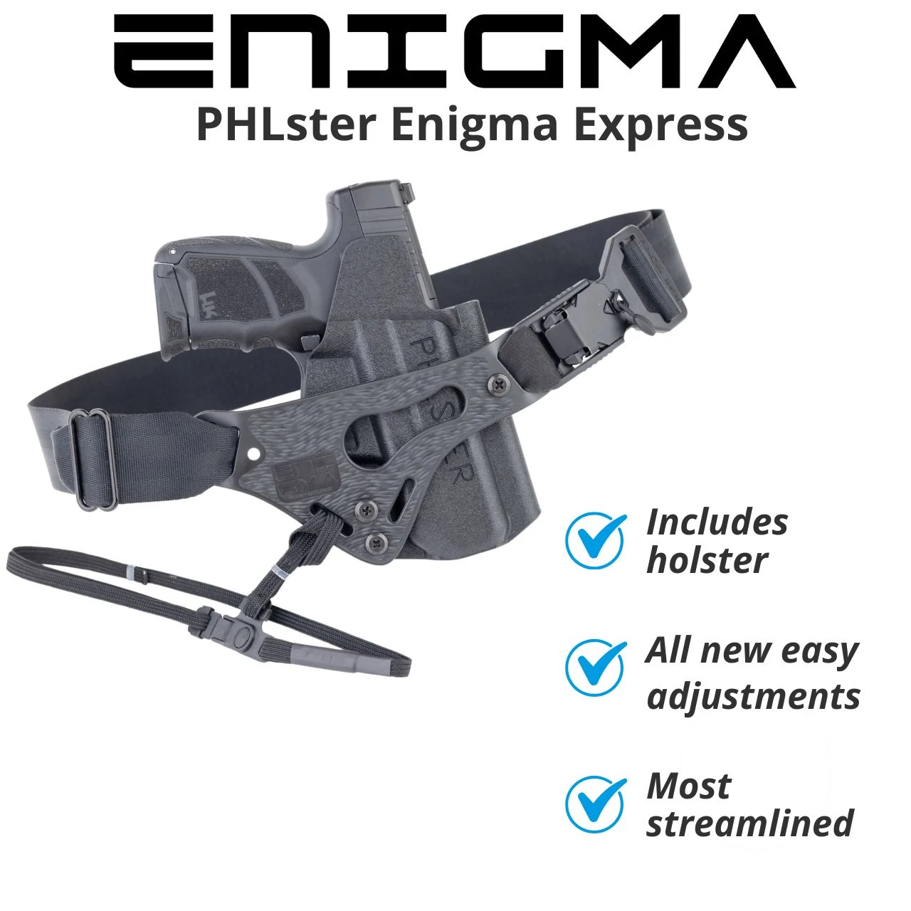 PHLster Enigma Express Beltless Holster