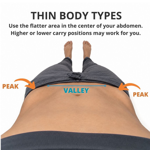 Clothing drape example 3 of 9: finding your concealment Sweet Spot.