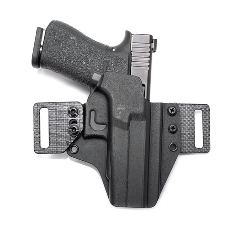Summit Outside the Waistband holster compatible with slide-mounted optics, suppressor sights, threaded barrels, and muzzle devices