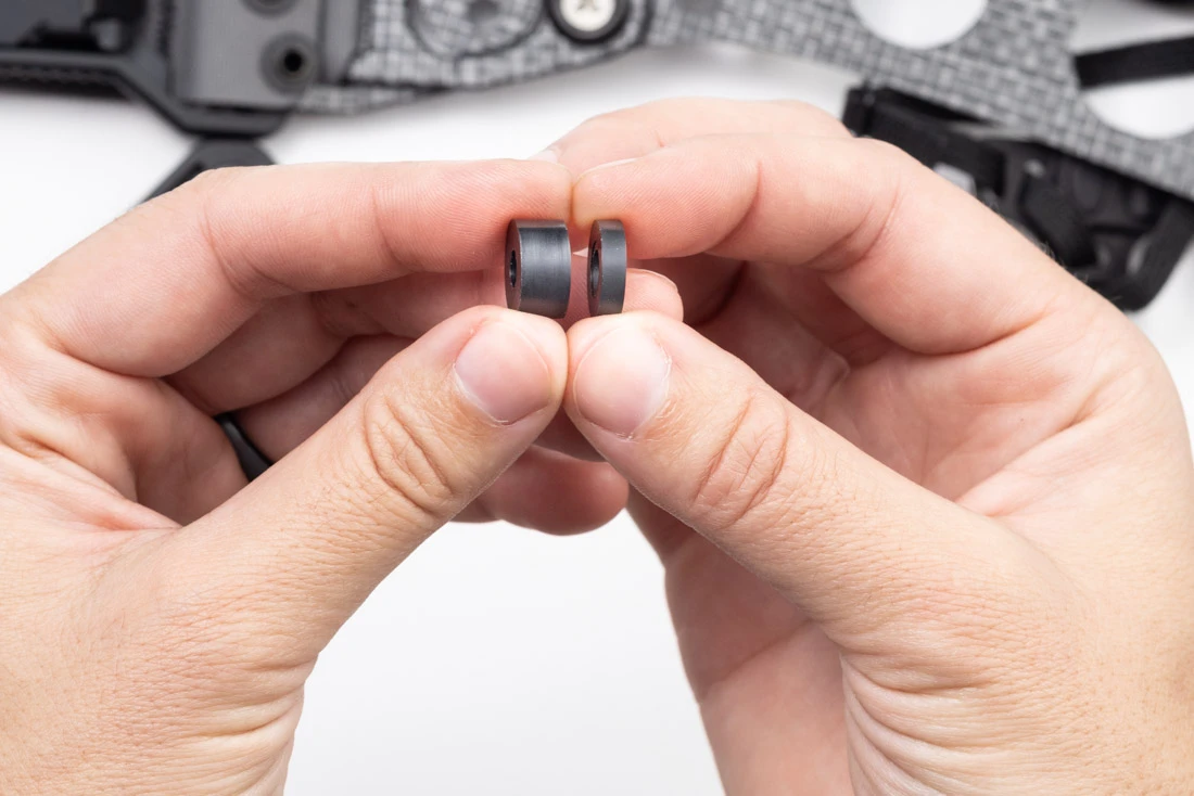 Photo of holster spacers.