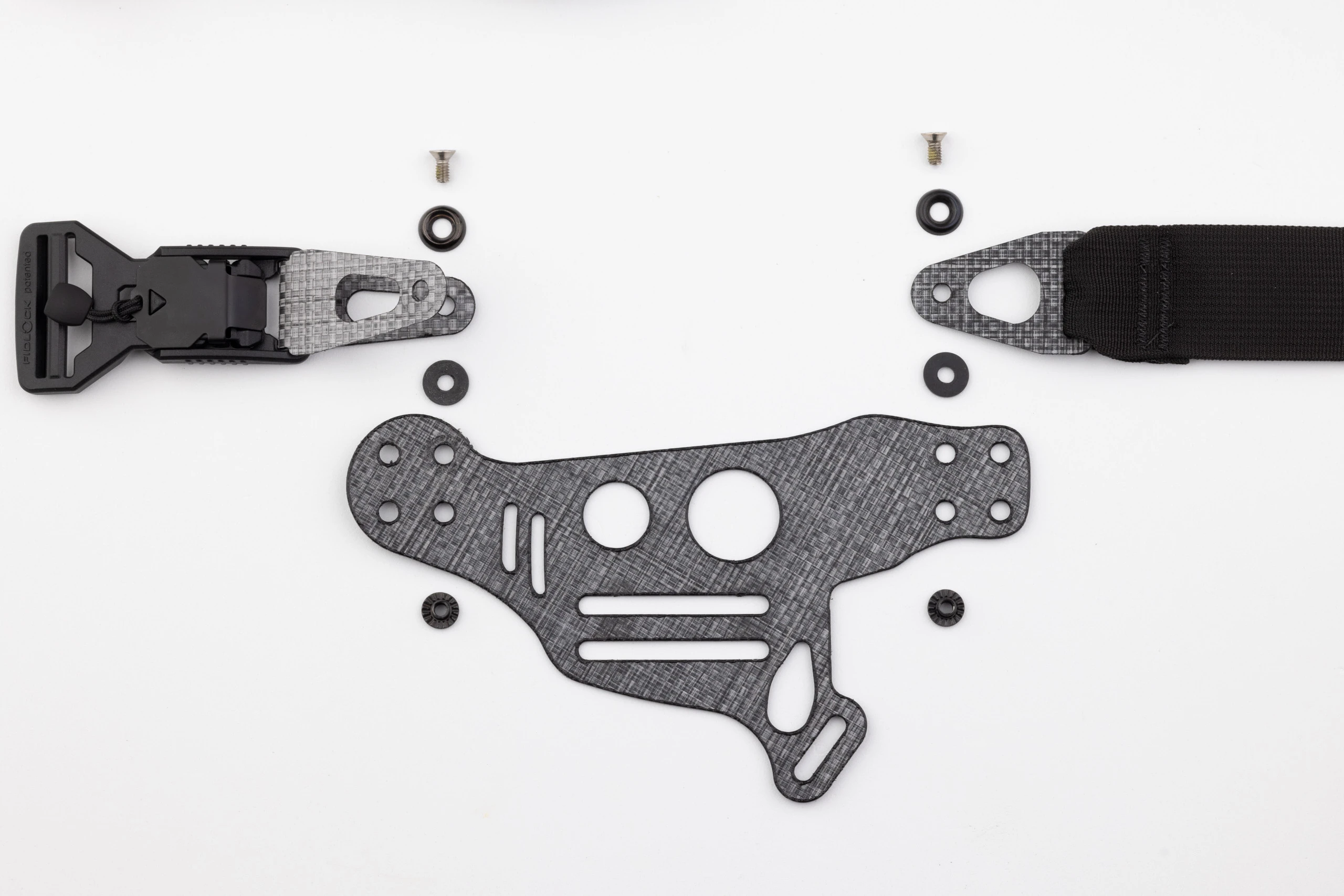 Photo of Enigma faceplate showing order of part attachment.