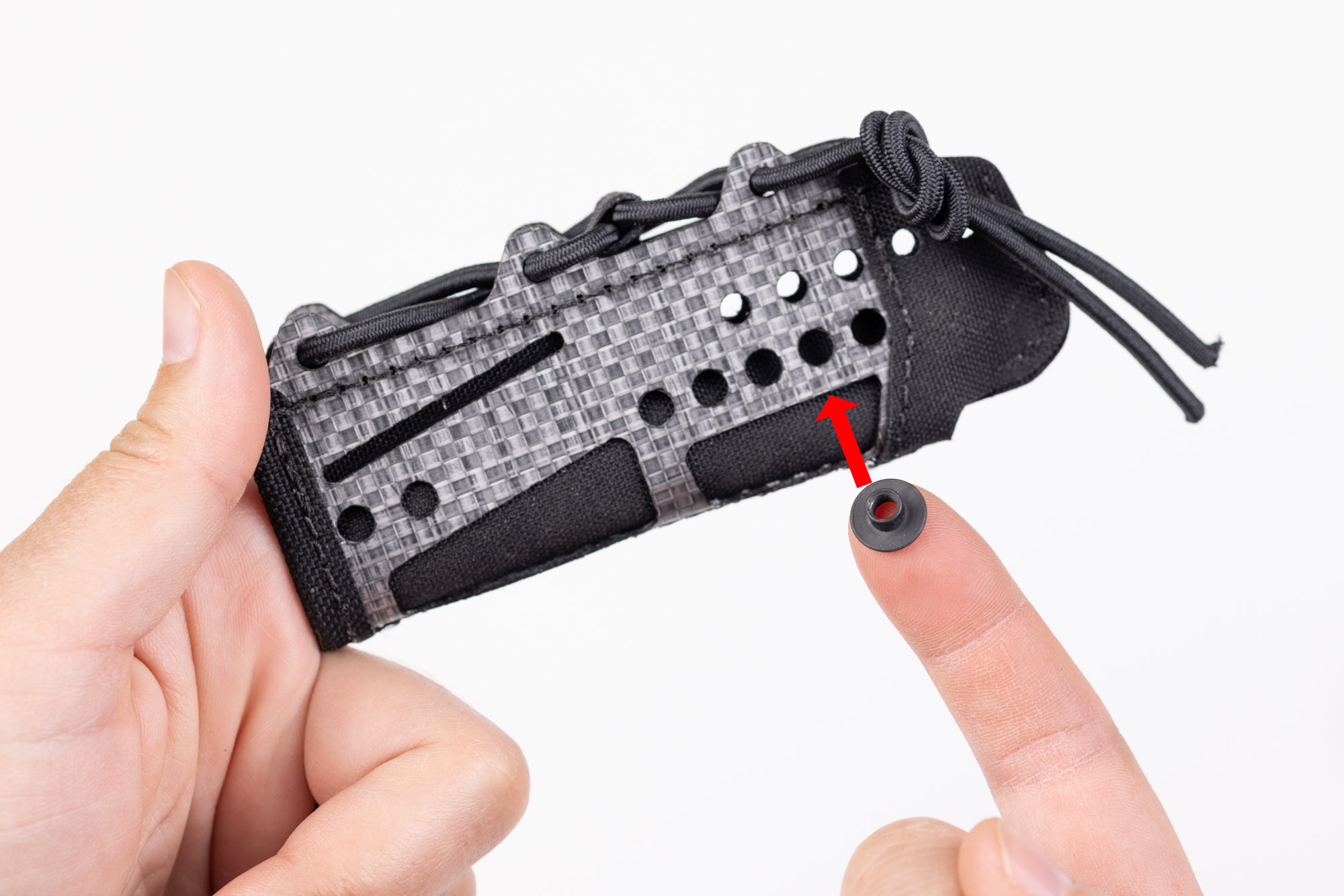 Ascent pouch with IWB belt clip - illustration