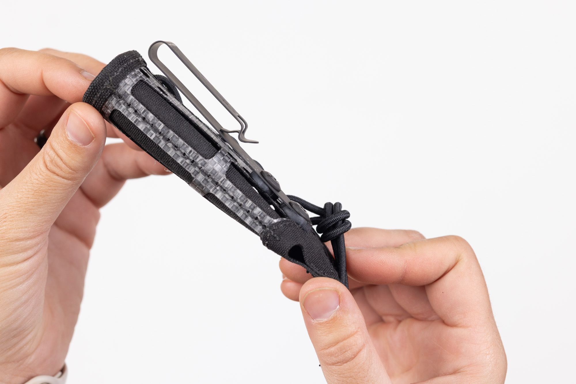 Ascent pouch with IWB belt clip - illustration
