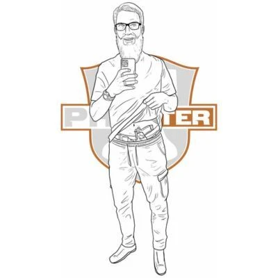 Tall and Slender Male Frame - illustration