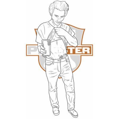 Shorter Male with Y-Shaped Build - illustration