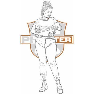 Pear-Shaped Female Frame - illustration