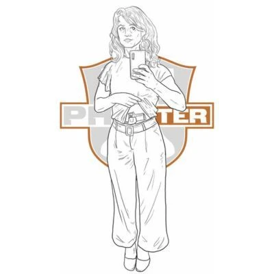Hourglass Female Frame - illustration