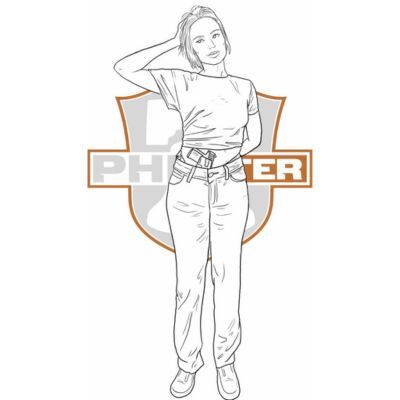 Petite Hourglass Female Frame - illustration