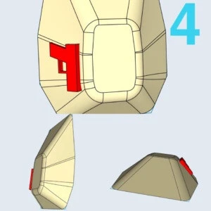 Graphic of gun in ideal position for a big belly.