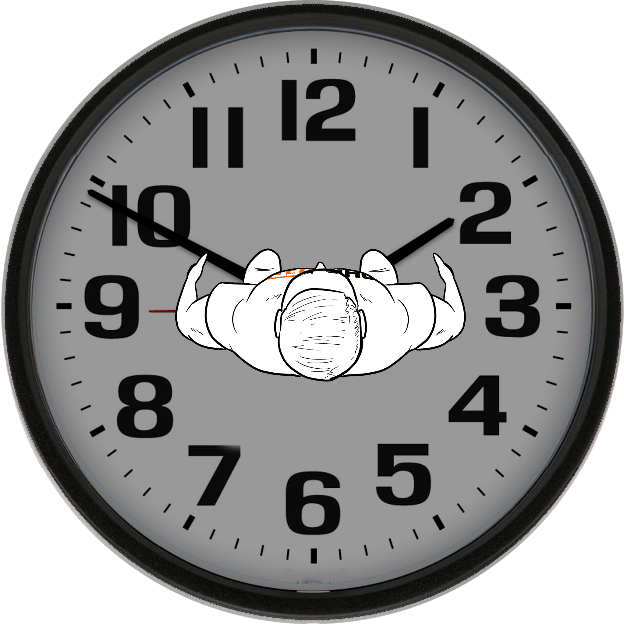 Clock position diagram showing carry positions further toward the side, closer to strong side carry.