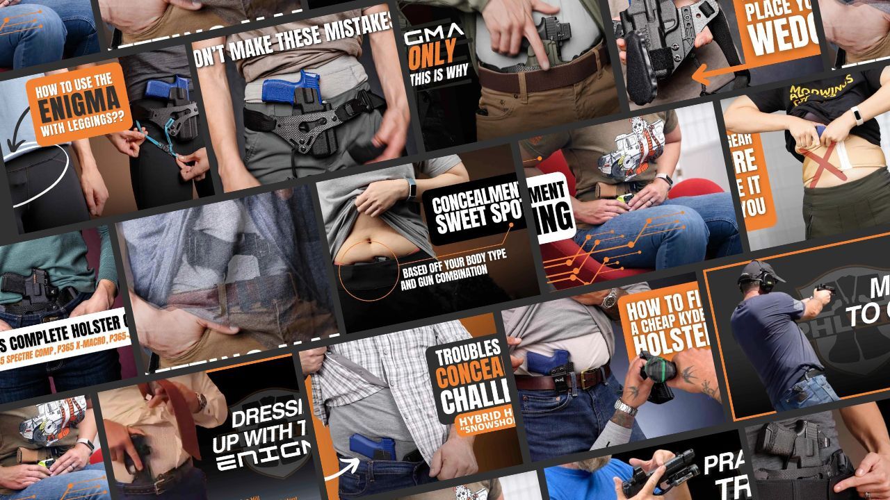 PHLster comprehensive concealment video library on YouTube