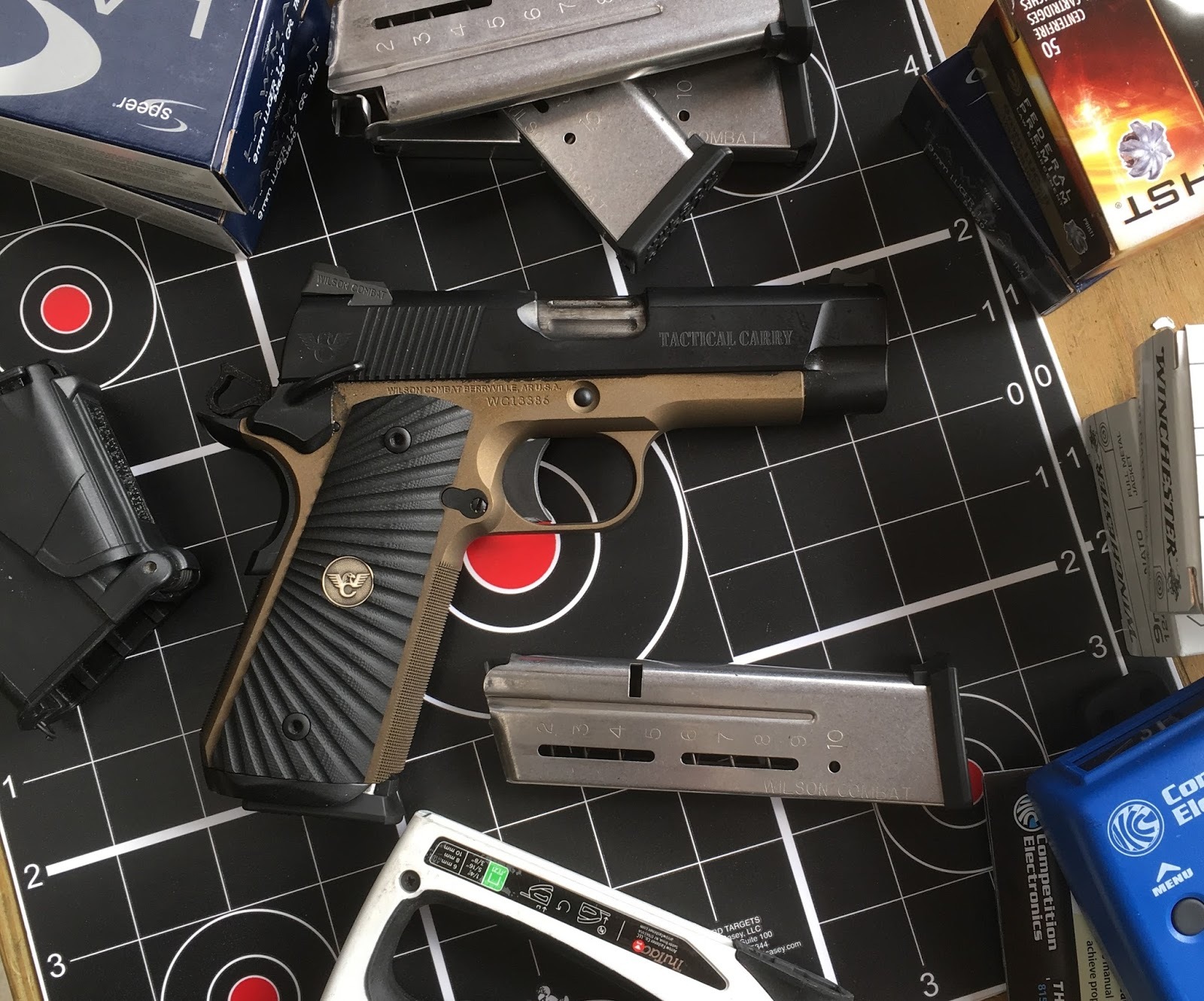 Wilson Combat Tactical Carry Professional 1911 with countersunk slide stop
