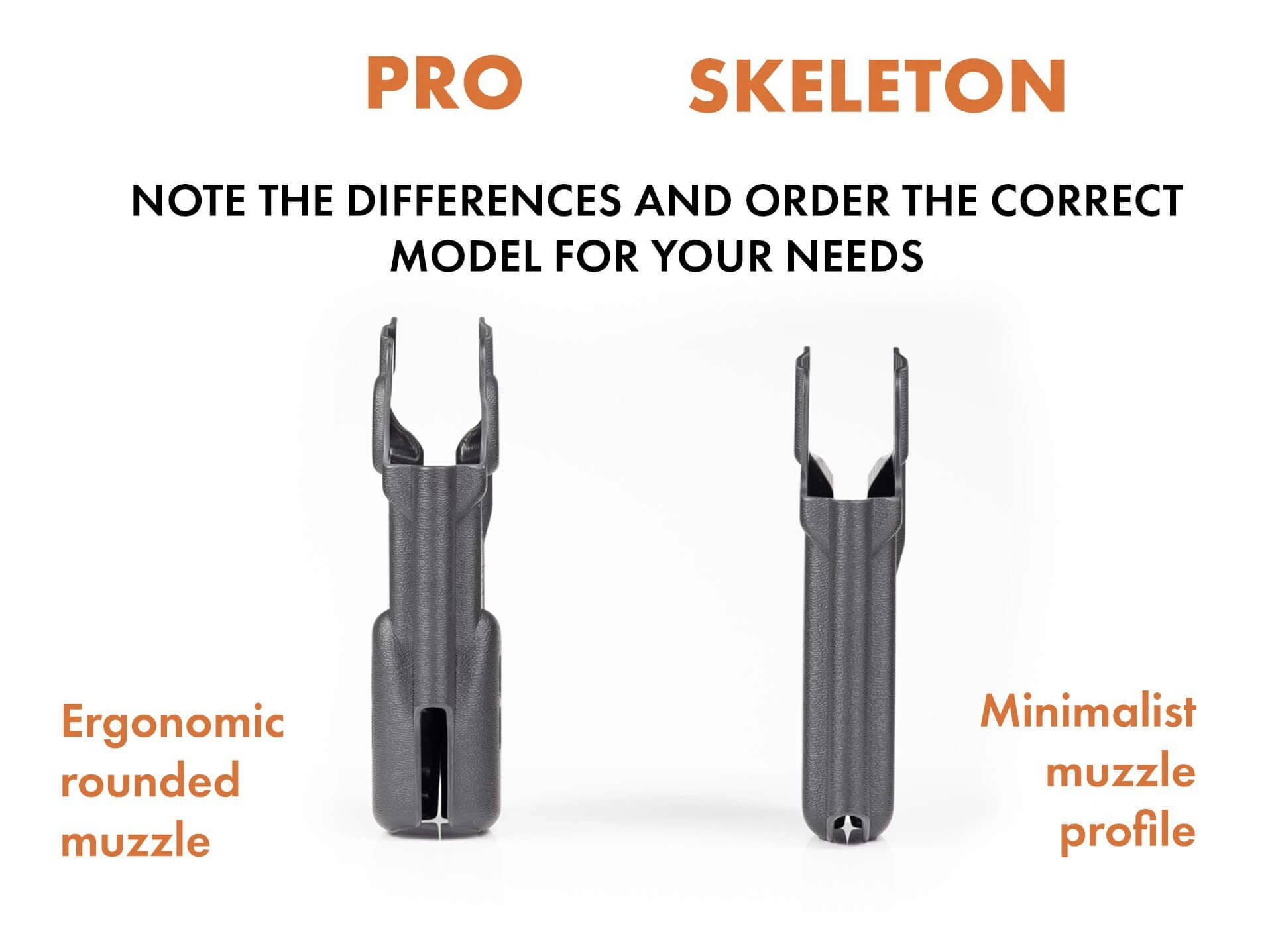 Pro vs Skeleton comparison