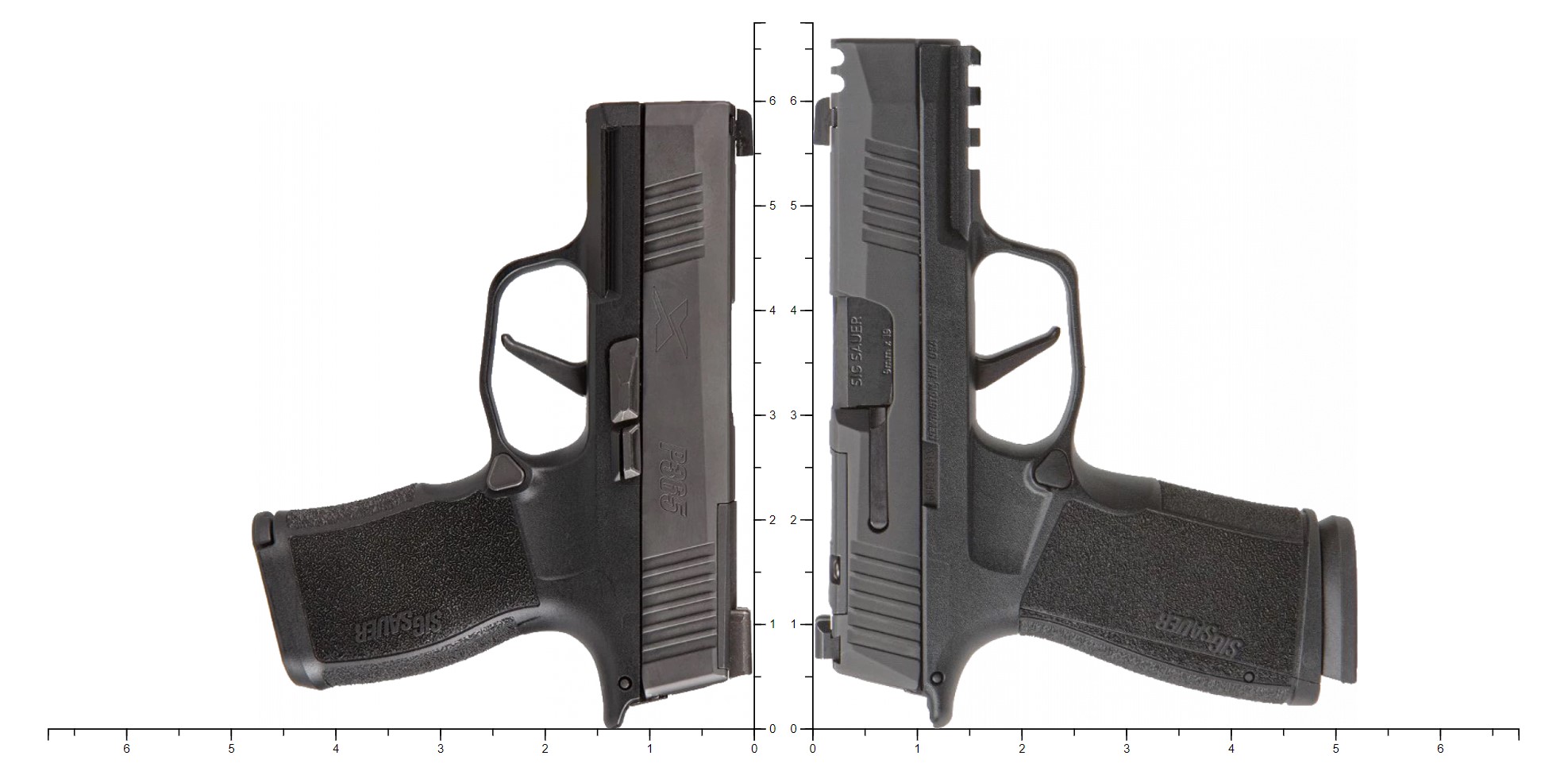 Photo comparison between P365 and P365 XMACRO.