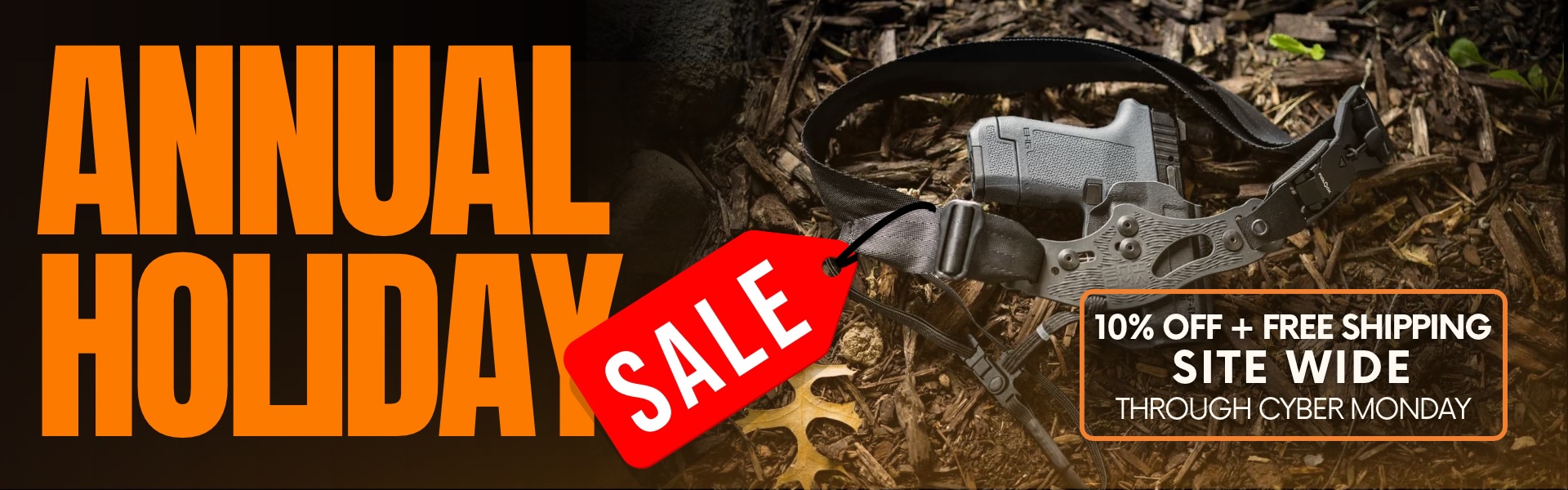 Annual Holiday Sale: 10% off + free shipping sitewide through Cyber Monday
