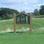 Peak Top Twin Post Tee Sign - (Wood Effect Range)