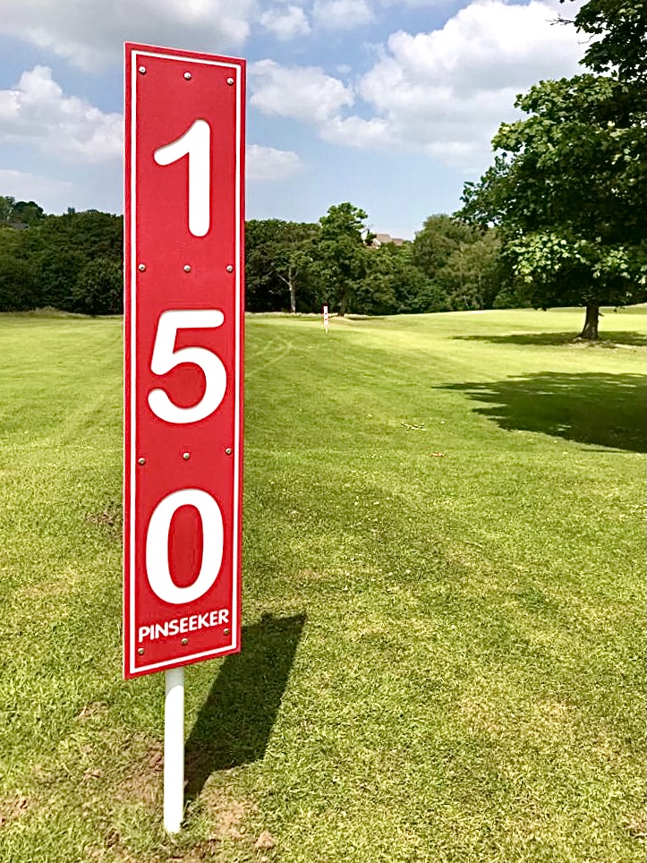Recycled Plastic Driving Range Distance Marker - Verticle
