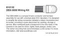 DBX-9000 Locomotive-to-Tender  Wiring Kit