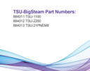 Tsunami2 TSU-Big Steam Decoder Part Numbers